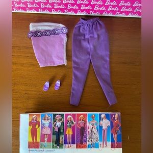 Vintage 1982-1983 Barbie Fashion Classic Clothes, #5703 Fancy Pants!